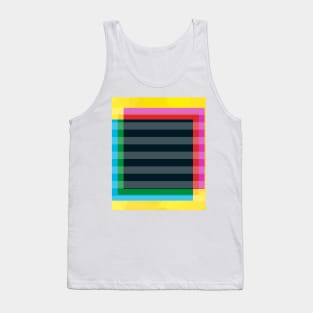 rainbow  geometric pattern Tank Top